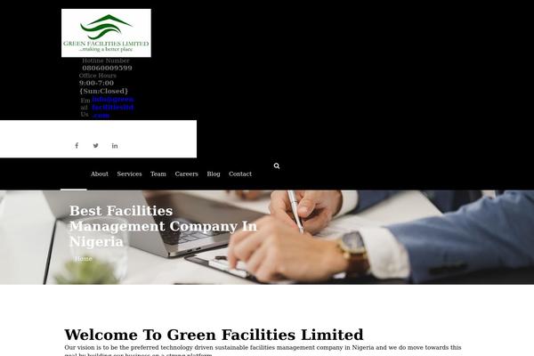 greenfacilitiesltd.com site used Flavita