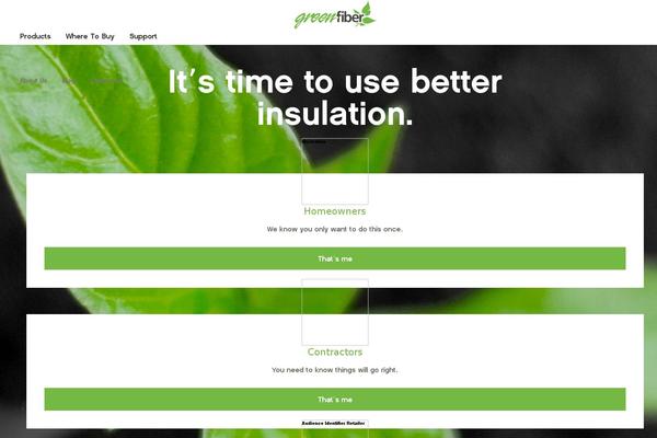 greenfiber.com site used Greenfiber