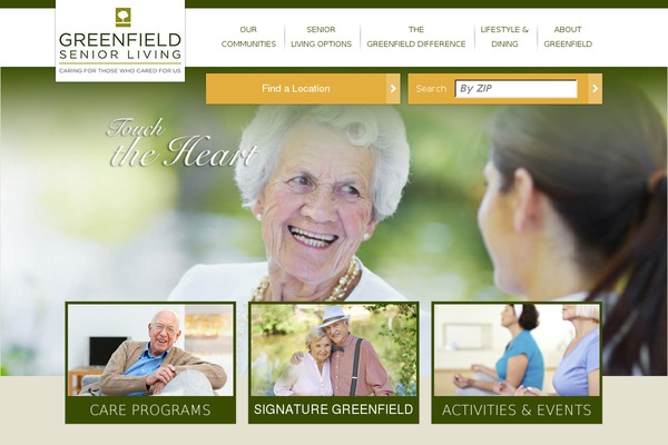 GreenField theme site design template sample