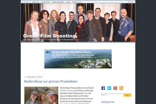 greenfilmshooting.net site used Greenfilm