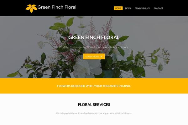 Total theme site design template sample