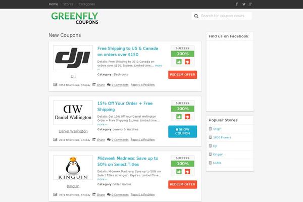 greenflycoupons.com site used Clipmydeals