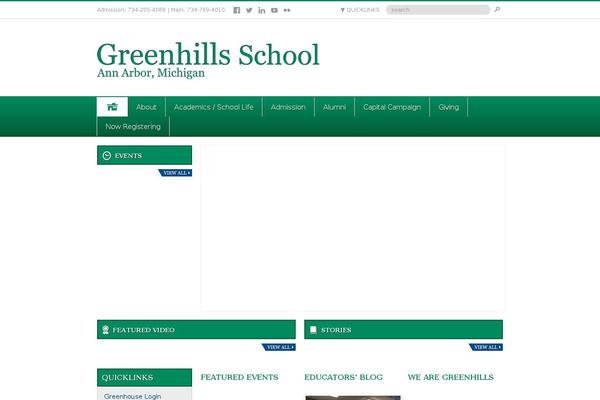 greenhillsschool.org site used Greenhills