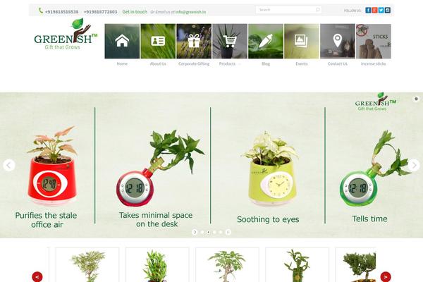 Second Touch theme site design template sample