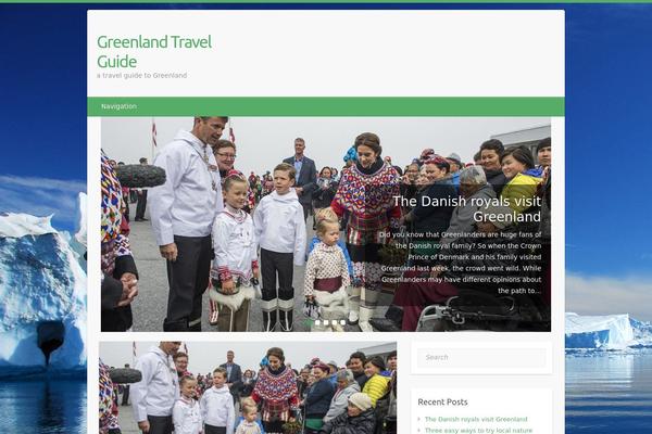 Travelify theme site design template sample