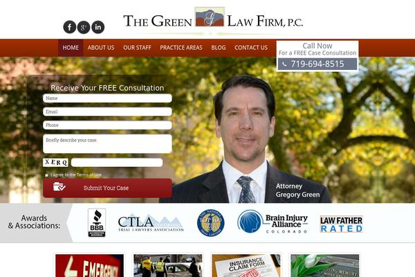 greenlawfirmpc.com site used Glf