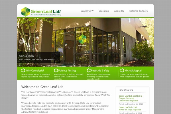 greenleaflab.org site used Stellartheme