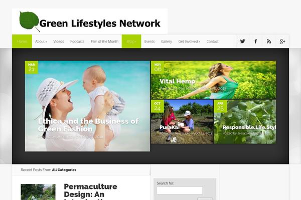greenlifestyles.org site used Wp Enlightened