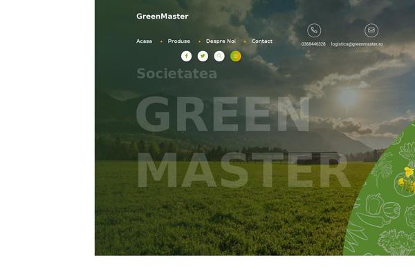 greenmaster.ro site used Agrofarm