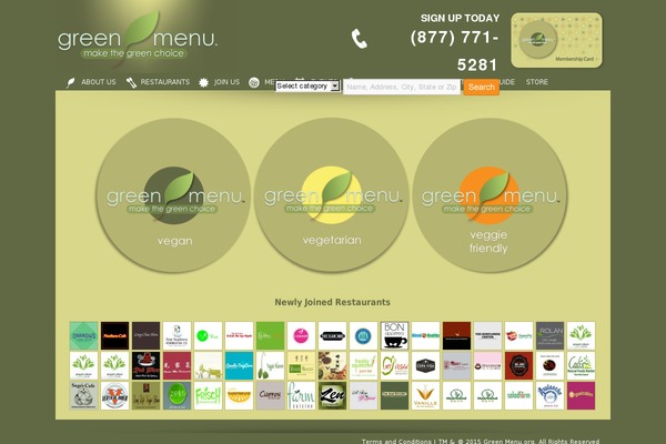 greenmenu.org site used Greenmenu