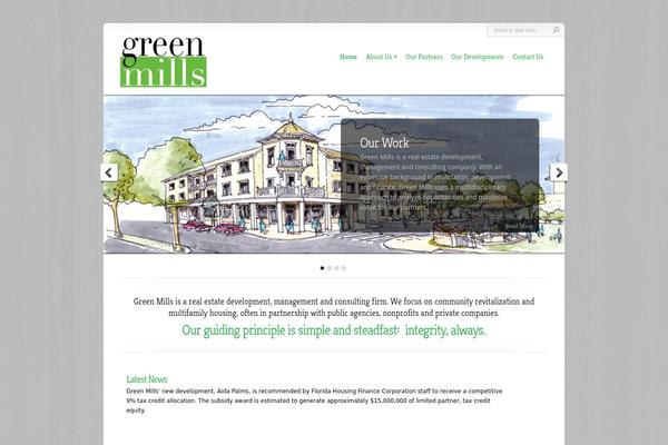 WordPress website example screenshot