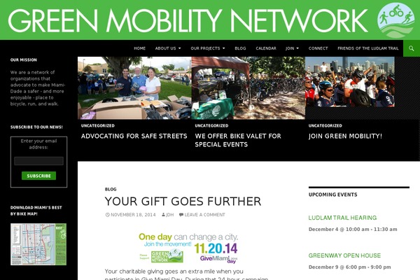 WordPress website example screenshot
