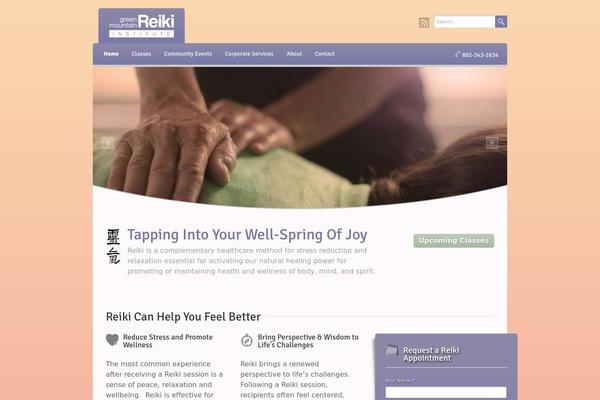 Wellness theme site design template sample