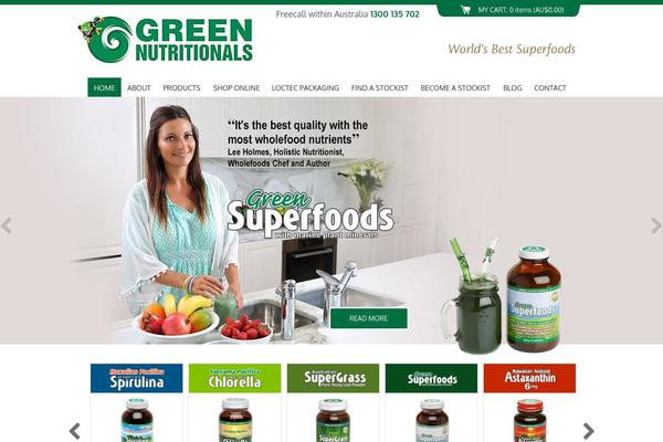 greennutritionals.com.au site used Greennutritionals