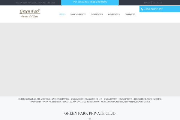 greenparkpuntaalquileres.com site used Hotelbooking-1.0c
