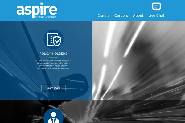 Aspire theme site design template sample