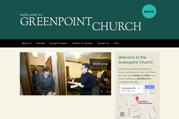 greenpointchurch.org site used Greenpoint
