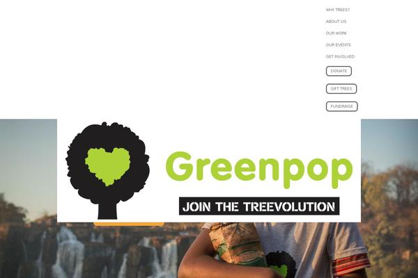 greenpop.org site used Greenpop