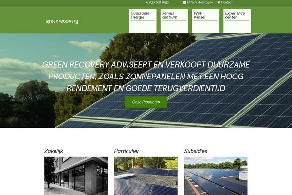 greenrecovery.nl site used Parlor