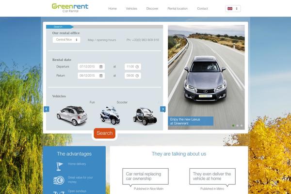 WordPress website example screenshot