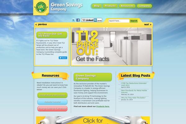 greensavingsco.com site used Blueleatherwp_theme