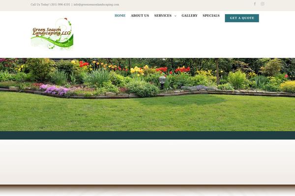 WordPress website example screenshot