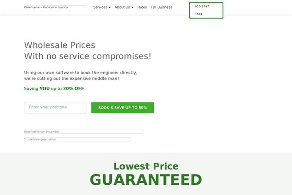 WordPress website example screenshot