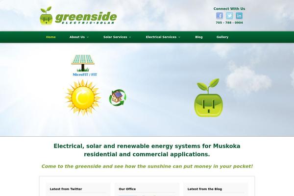 greensideelectric.ca site used Greenside
