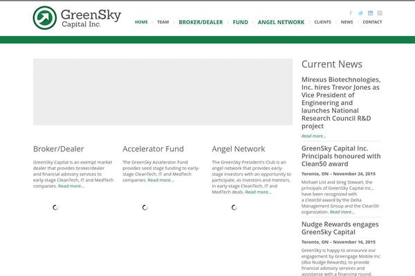 greenskycapital.com site used Cleanspace