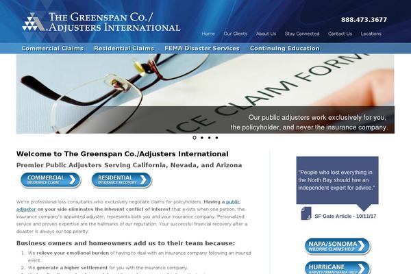 greenspanai.com site used Adjusters-international