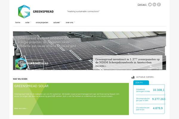 greenspread.nl site used Greenspreadv4