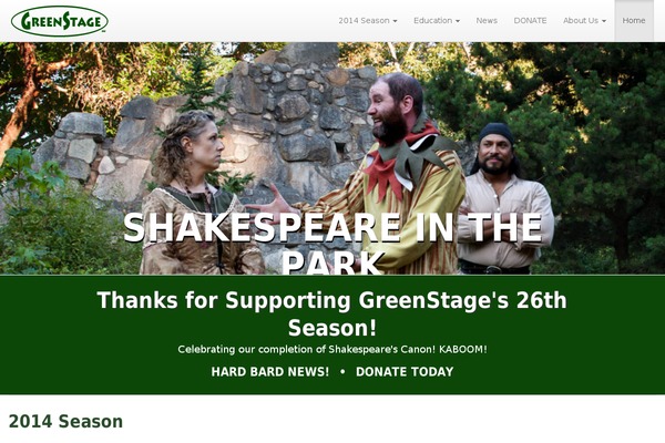 greenstage.org site used Virtue Premium