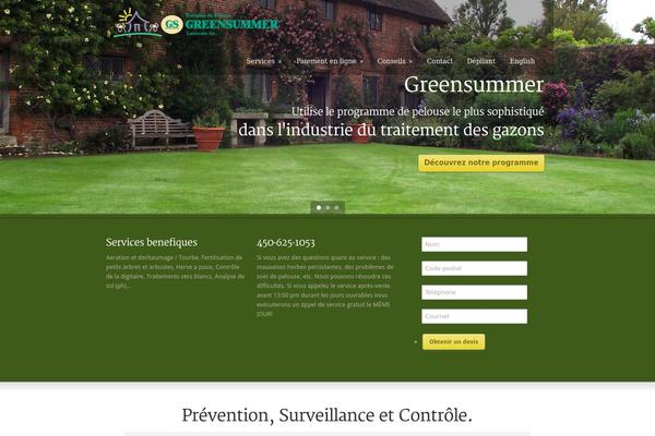 greensummer.ca site used Green Earth v1.6