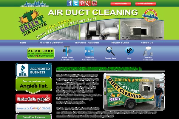 greentairductcleaning.com site used Greentee