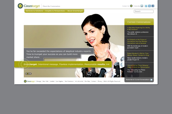 greentarget.com site used Greentarget