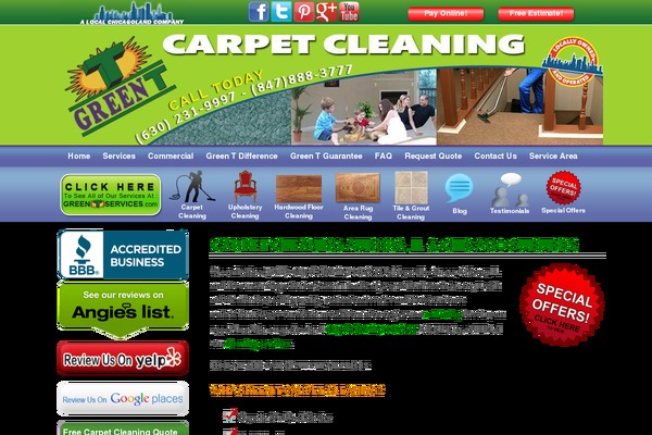 greentcarpetcleaning.com site used Greentee