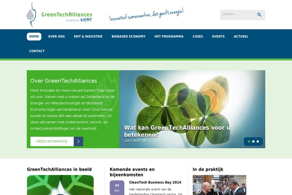 Greentech theme site design template sample