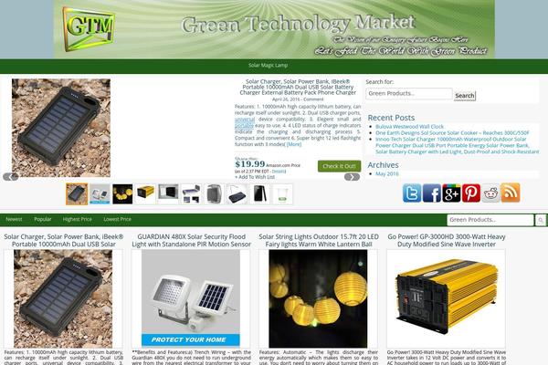 greentechnologymarket.com site used Skt-solar-energy