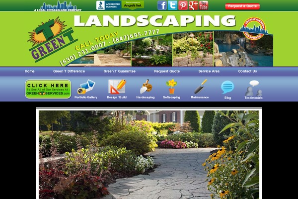 greenteelandscaping.com site used Greentee