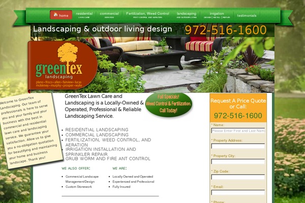 greentexlandscaping.com site used Rt_gantry_wp