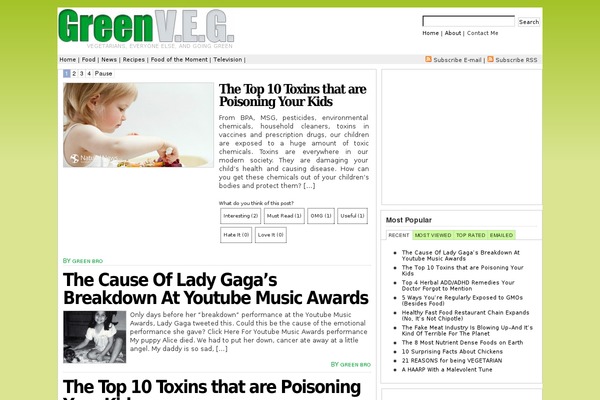 greenveg.com site used Linoluna