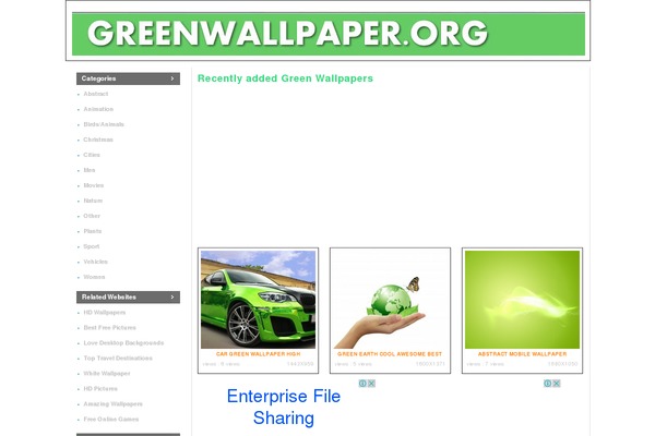 greenwallpaper.org site used Hallogan