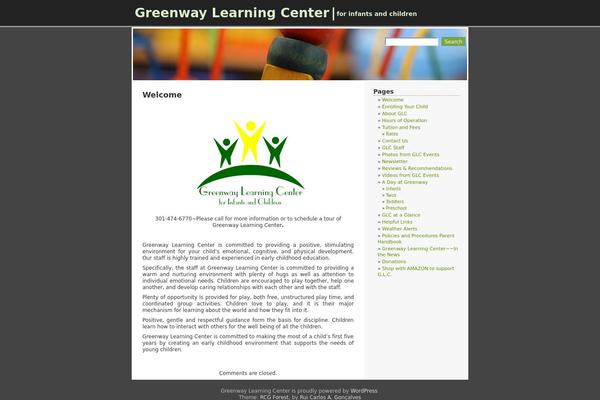 greenwaylearningcenter.com site used RCG Forest