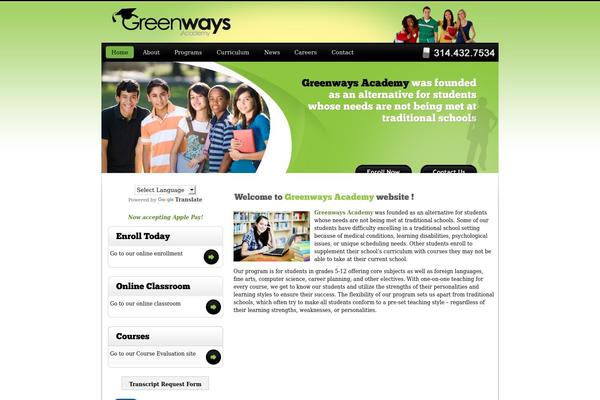 greenwaysacademy.com site used Greenwaysacademy