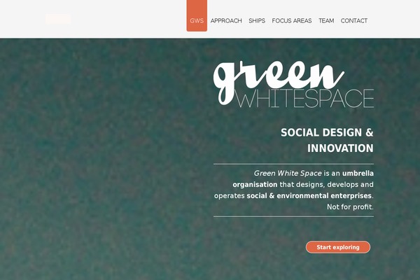 greenwhitespace.org site used Disillusion