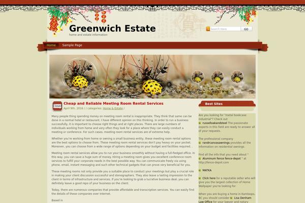 WordPress website example screenshot