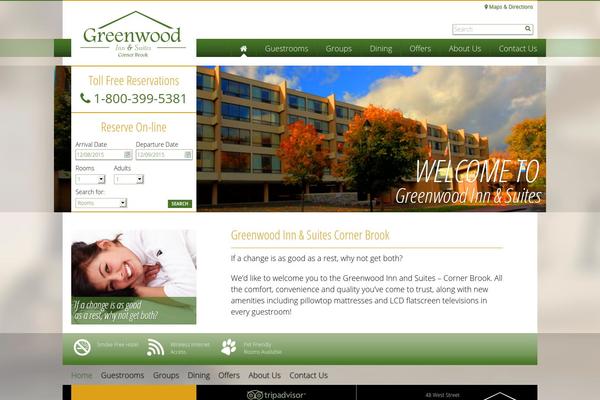 Greenwood theme site design template sample