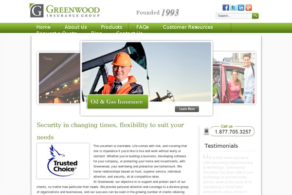 Greenwood theme site design template sample