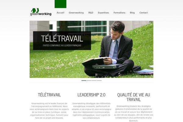 greenworking.fr site used Theme1820