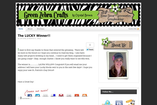 WordPress website example screenshot